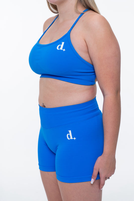 BLUE OG SCRUNCH SHORTS