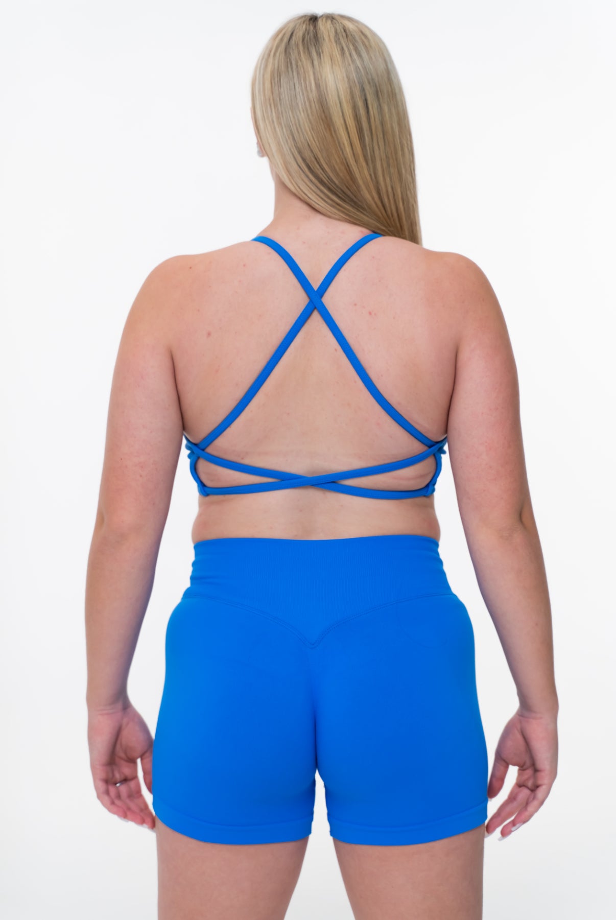 BLUE OG SCRUNCH SHORTS