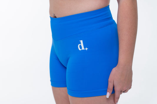 BLUE OG SCRUNCH SHORTS